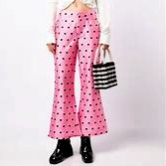 NEW WITH TAGS~ BATSHEVA TAFFETA POLKA DOT PANTS ~ SIZE 0 - Picture 3 of 8